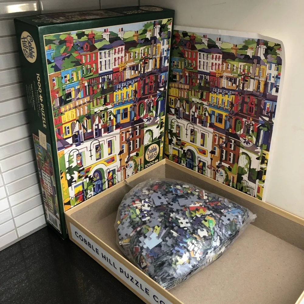 Cobble Hill Thru Swirly Railings 1000 piece puzzle - Picture 6 of 13